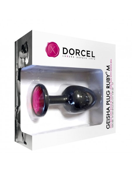 GEISHA PLUG RUBY M - Korki analne silikonowe - 5