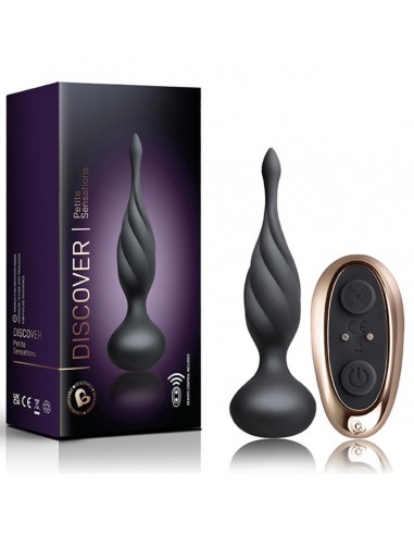 Rocks-Off - Petite Sensations Discover Anal Vibrator - Black - Kulki i korki analne wibrujące - 4