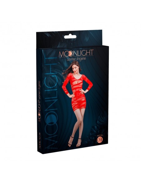 Bielizna-LI.Moonlight Model 04 Red (Dress) - Sukienki, spódnice, spodnie - 1
