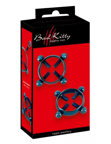 Bad Kitty Nipple Jewellery Bl - Klamry i klipsy na sutki - 1