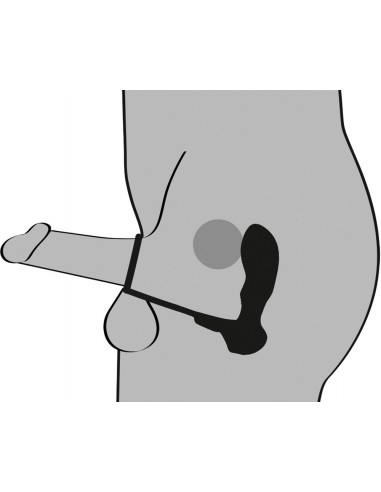 Black Velvets Double Ring & Pl - Kulki i korki analne wibrujące - 2