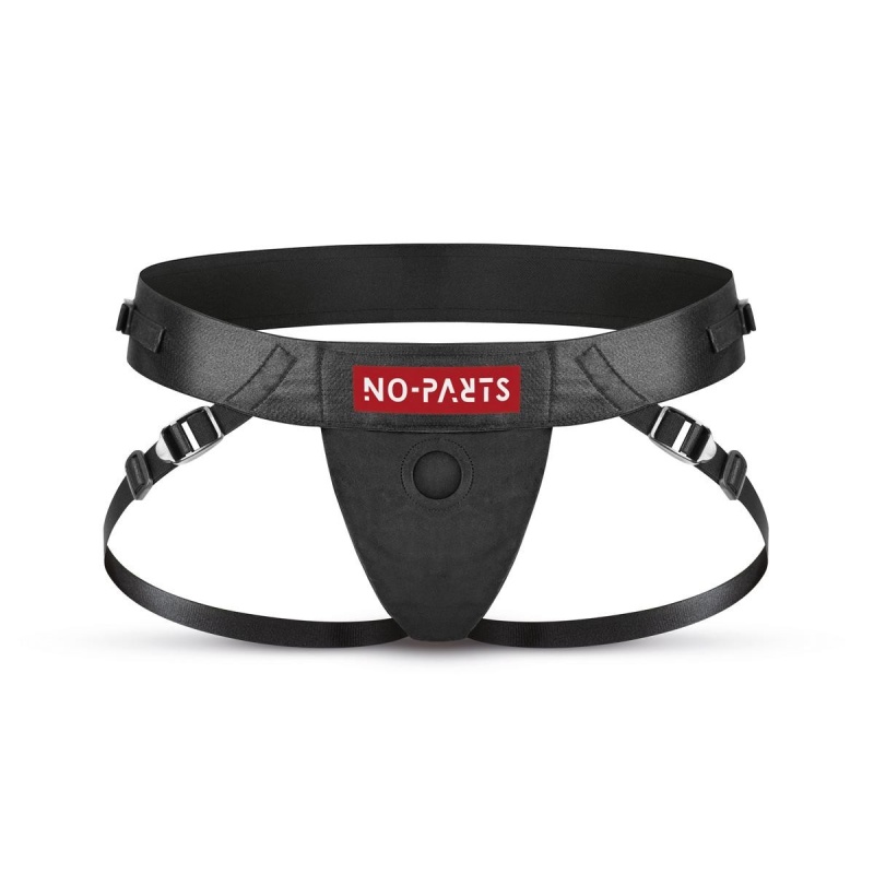 Uprząż Strap-On No-Parts Jordan - regulacja rzepami i klamrami, o-ring 3-6 cm, obwód bioder do 140 cm - 1