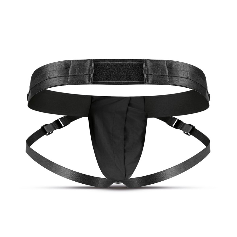 Uprząż Strap-On No-Parts Jordan - regulacja rzepami i klamrami, o-ring 3-6 cm, obwód bioder do 140 cm - 2