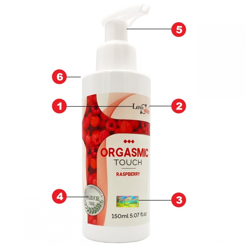 Orgasmic Touch Raspberry 150 ml - 3