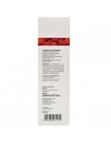 Orgasmic Touch Raspberry 150 ml - Olejki i żele do masażu - 5