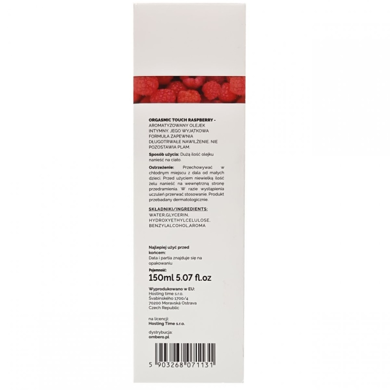 Orgasmic Touch Raspberry 150 ml - 5