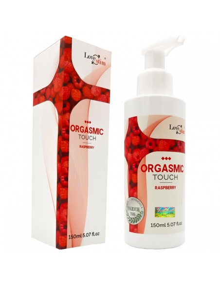 Orgasmic Touch Raspberry 150 ml - Olejki i żele do masażu - 7
