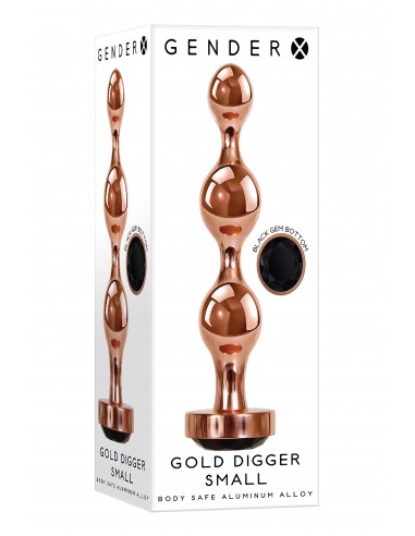 GENDER X GOLD DIGGER SMALL - Korki analne stalowe - 8
