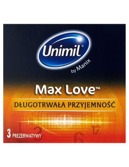 UNIMIL BOX 3 MAX LOVE - Prezerwatywy klasyczne - 2