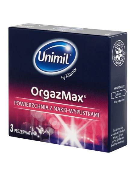UNIMIL BOX 3 ORGAZMAX - Prezerwatywy klasyczne - 1