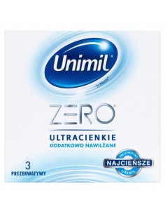 Unimil Zero BOX 3 - Prezerwatywy klasyczne - 1 2