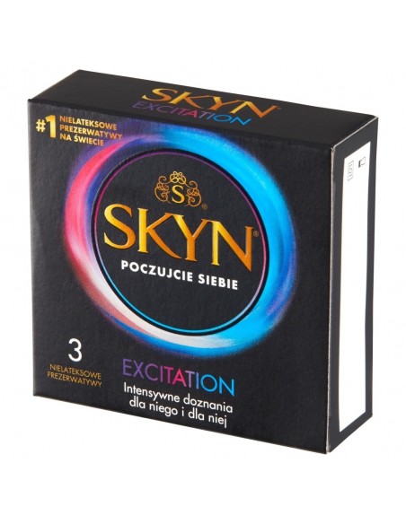 UNIMIL_Skyn Excitation nielateksowe prezerwatywy 3 - Prezerwatywy klasyczne - 1