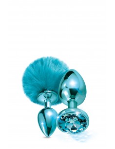 NIXIE METAL BUTT PLUG SET POM BLUE - Zestawy Korków Analnych - 1