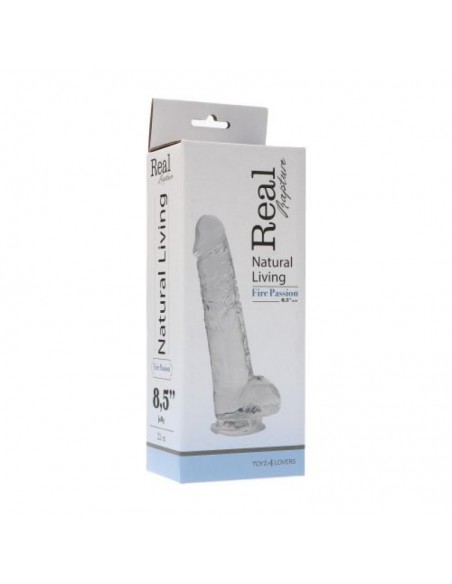 Dildo Clear Passion Large - Dilda żelowe - 4