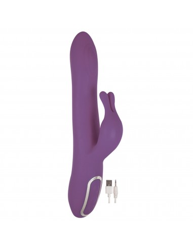 Wibrator Króliczek Isabella,5 Funkcji, Usb Purple - Wibratory Króliczki - 1