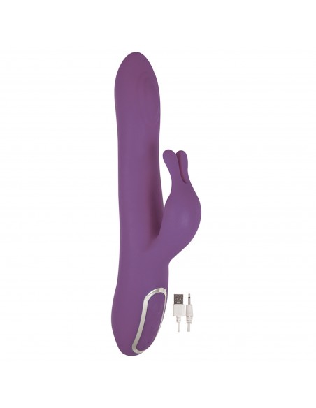 Wibrator Króliczek Isabella,5 Funkcji, Usb Purple - Wibratory Króliczki - 1