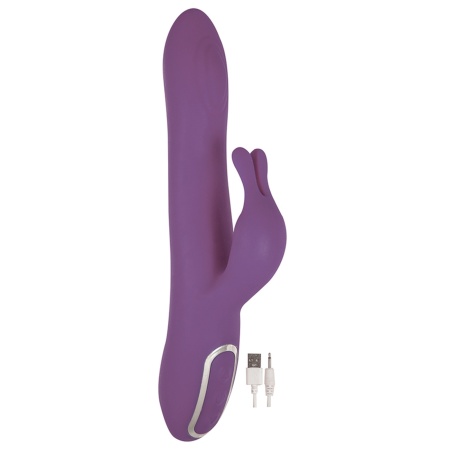 Wibrator królik Isabella – 5 funkcji wibracji, silikon medyczny, ok. 20 cm - 1