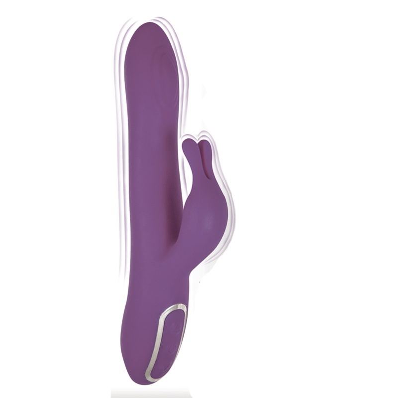 Wibrator królik Isabella – 5 funkcji wibracji, silikon medyczny, ok. 20 cm - 2