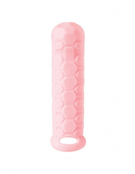Penis sleeve Homme Long Pink for 11-15cm - Przedłużki i nakładki na penisa - 3