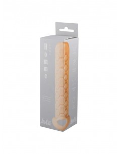 Penis sleeve Homme Long Flesh for 11-15cm - Przedłużki i nakładki na penisa - 1 2
