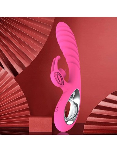 Wibrator Króliczek Vicky Usb -Pink - Wibratory Króliczki - 7