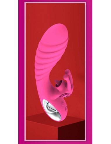 Wibrator Króliczek Vicky Usb -Pink - Wibratory Króliczki - 9