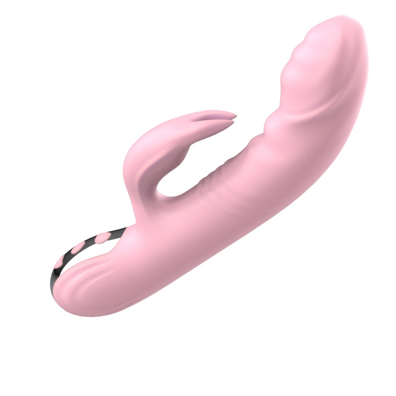 Wibrator królik Michelle z rotacją i stymulatorem łechtaczki - 4