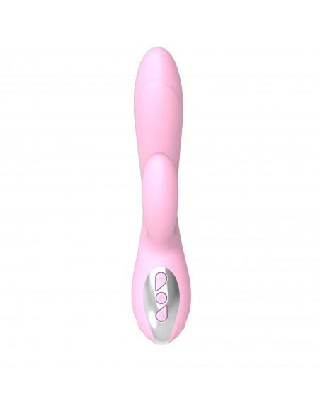 Wibrator Króliczek Joker Heating Double Vibrating Massage Stick -Pink - Wibratory Króliczki - 1