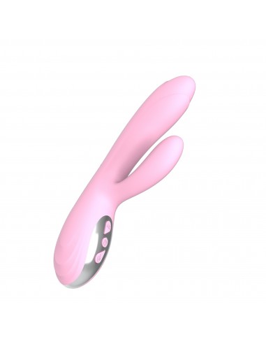 Wibrator Króliczek Joker Heating Double Vibrating Massage Stick -Pink - Wibratory Króliczki - 2