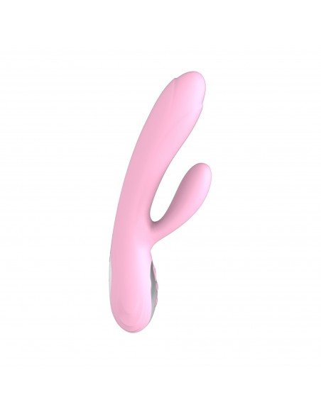 Wibrator Króliczek Joker Heating Double Vibrating Massage Stick -Pink - Wibratory Króliczki - 3