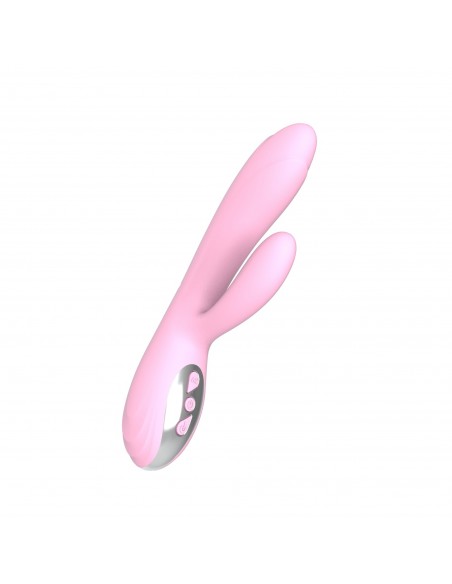 Wibrator Króliczek Joker Heating Double Vibrating Massage Stick -Pink - Wibratory Króliczki - 4