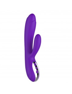 Wibrator Króliczek Joker Heating Double Vibrating Massage Stick -Purple - Wibratory Króliczki - 1