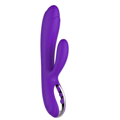 Wibrator podwójny Heating Double 24 cm z podgrzewaniem i 10 trybami wibracji - 1