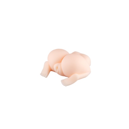 Masturbator Pussy & Ass 04 – dwukanałowy, manualny, realistyczny, 30 cm - 2