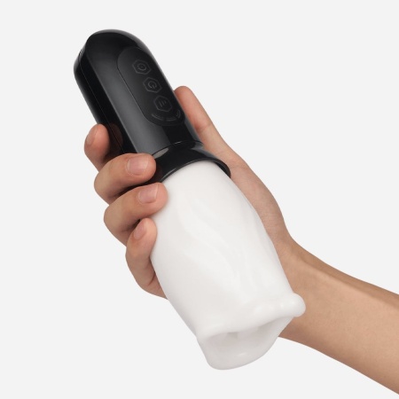 Masażer obrotowy Head Rotating - automatyczny masturbator dla mężczyzn, TPE, 4 tryby obrotu, 3 prędkości, zasilanie USB - 1