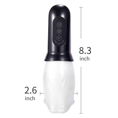 Masażer obrotowy Head Rotating - automatyczny masturbator dla mężczyzn, TPE, 4 tryby obrotu, 3 prędkości, zasilanie USB - 5