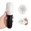 Masażer obrotowy Head Rotating - automatyczny masturbator dla mężczyzn, TPE, 4 tryby obrotu, 3 prędkości, zasilanie USB - 10
