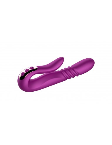 Deluxe Twirling Vibrating Thruster PURPLE - Wibratory Punktu G - 2
