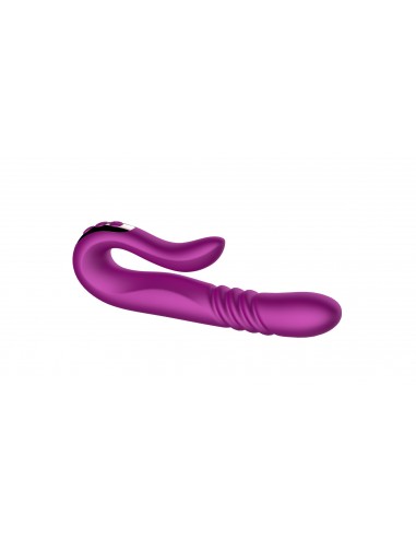 Deluxe Twirling Vibrating Thruster PURPLE - Wibratory Punktu G - 3