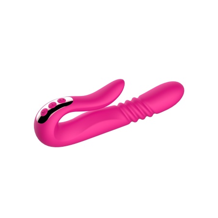 Stymulator Erotyczny Deluxe Twirling Thruster Czerwony - 3