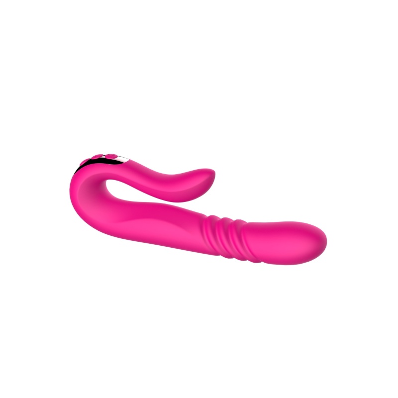 Stymulator Erotyczny Deluxe Twirling Thruster Czerwony - 4