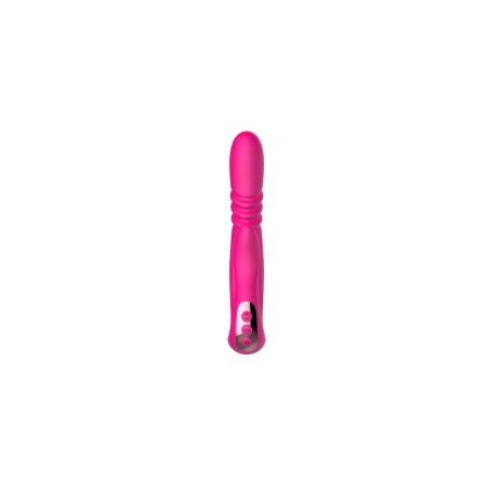 Wibrator-penetrator Deluxe Twirling Vibrating Thruster RED z rotującą główką, funkcją grzania i dwoma silnikami wibracyjnymi - 6
