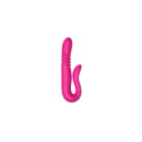 Wibrator-penetrator Deluxe Twirling Vibrating Thruster RED z rotującą główką, funkcją grzania i dwoma silnikami wibracyjnymi - 7