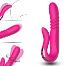 Stymulator Erotyczny Deluxe Twirling Thruster Czerwony - 11