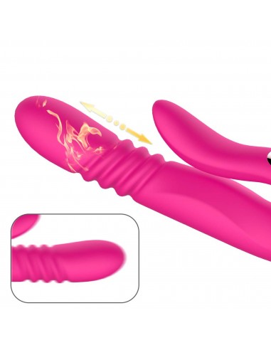 Deluxe Twirling Vibrating Thruster RED - Wibratory Punktu G - 12