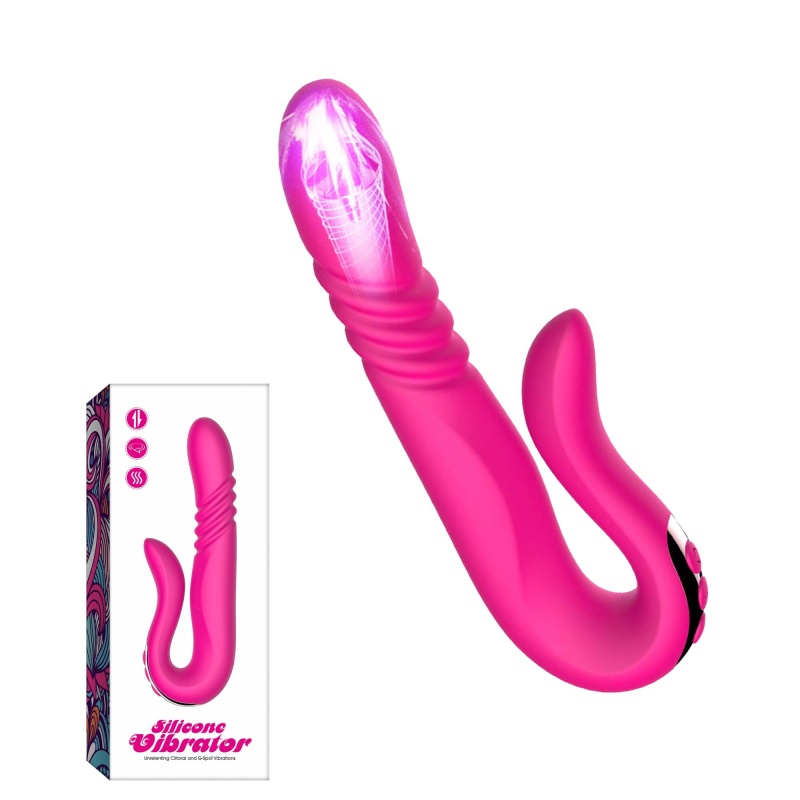 Stymulator Erotyczny Deluxe Twirling Thruster Czerwony - 15