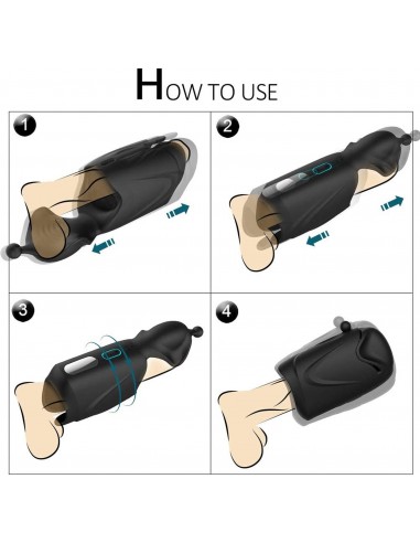 Male Penis Masturbator - Masturbatory i Sztuczne pochwy - 12