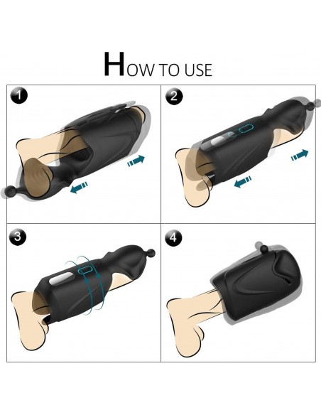 Male Penis Masturbator - Masturbatory i Sztuczne pochwy - 12