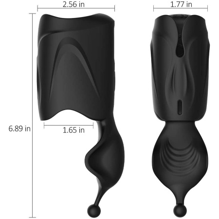 Masturbator męski JAMYJOB - podwójny silnik, 7 prędkości, 3 tryby, kompaktowa ergonomiczna obudowa - 19