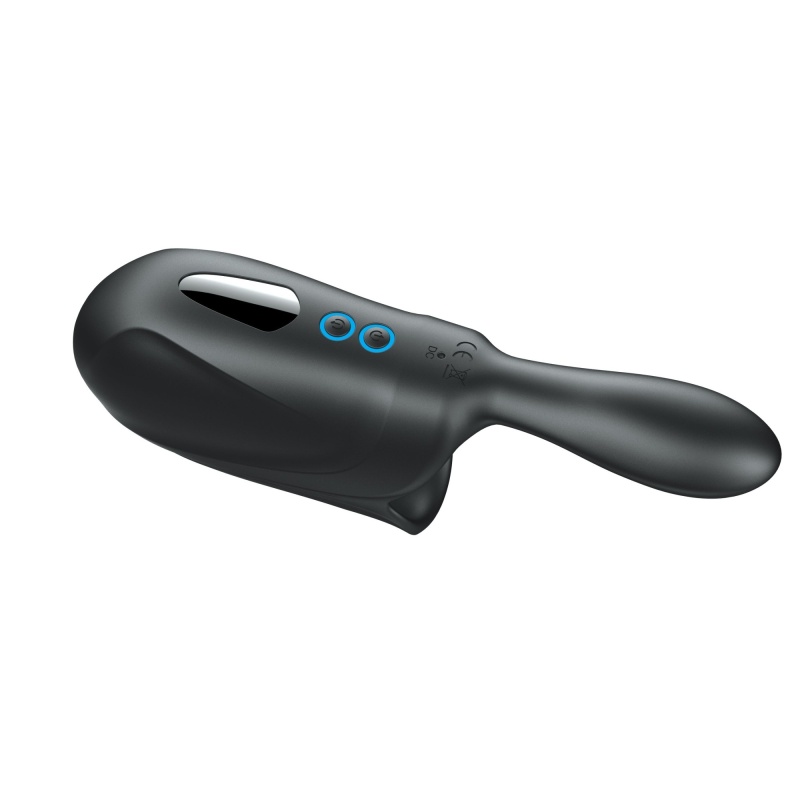 Masturbator dla mężczyzn Adjustable - regulowana intensywność wibracji i stymulacja żołędzi - 5